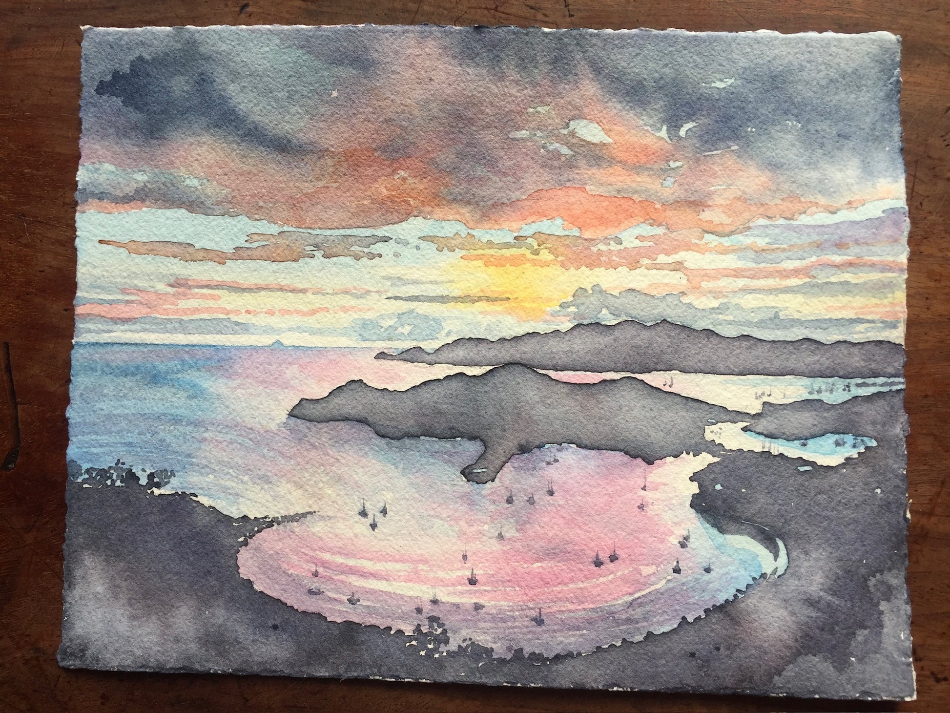 Shirley Heights at Sunset, Antigua ORIGINAL